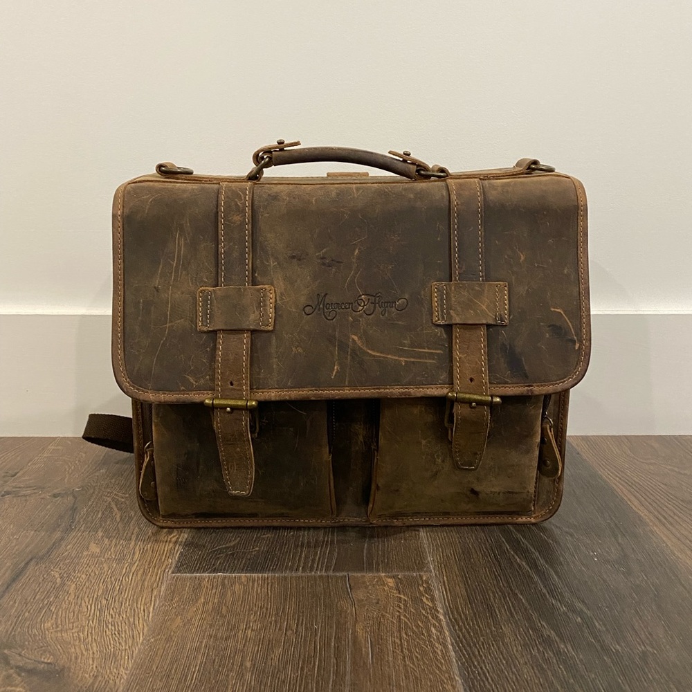 House of Flynn Camera Bag, Baby Bag, Diaper Bag Leather Convertible to Backpack
